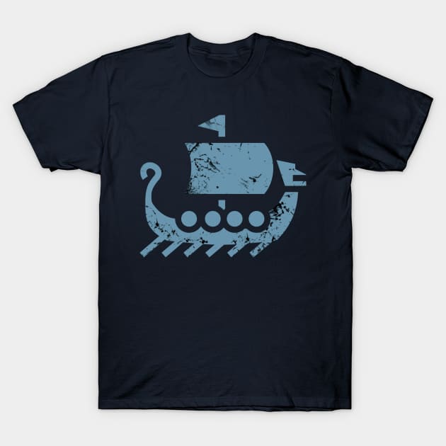 Viking Ship T-Shirt by Scar